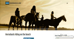 Desktop Screenshot of beachhorses.com