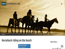 Tablet Screenshot of beachhorses.com